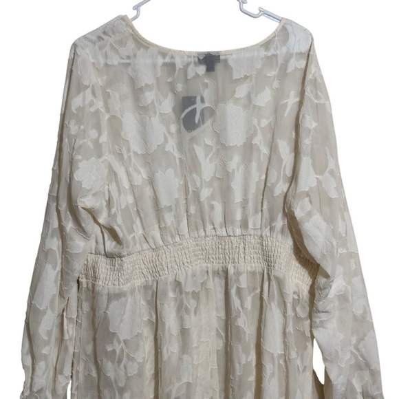 Torrid NWT Chiffon clip floral high low top pristine women’s size 2X - Picture 10 of 10